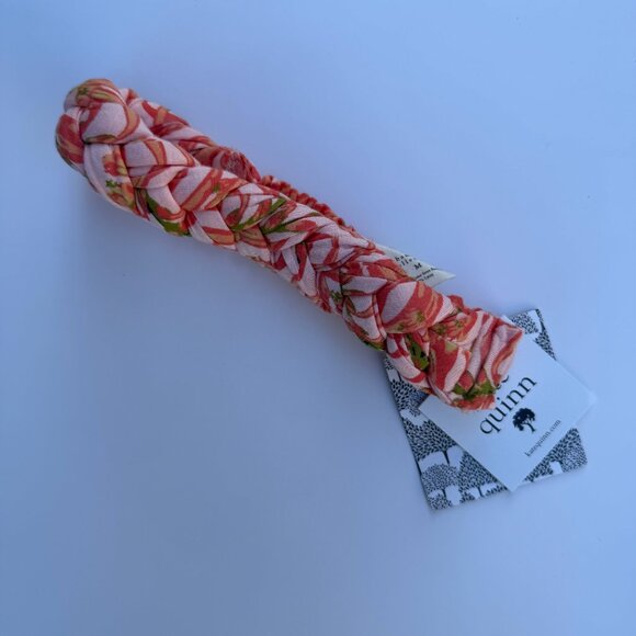 Kate Quinn Head Bow Set | Braided, 4-Pack | Seafoam, Rust & Floral | 6–12 (M) - Picture 4 of 7